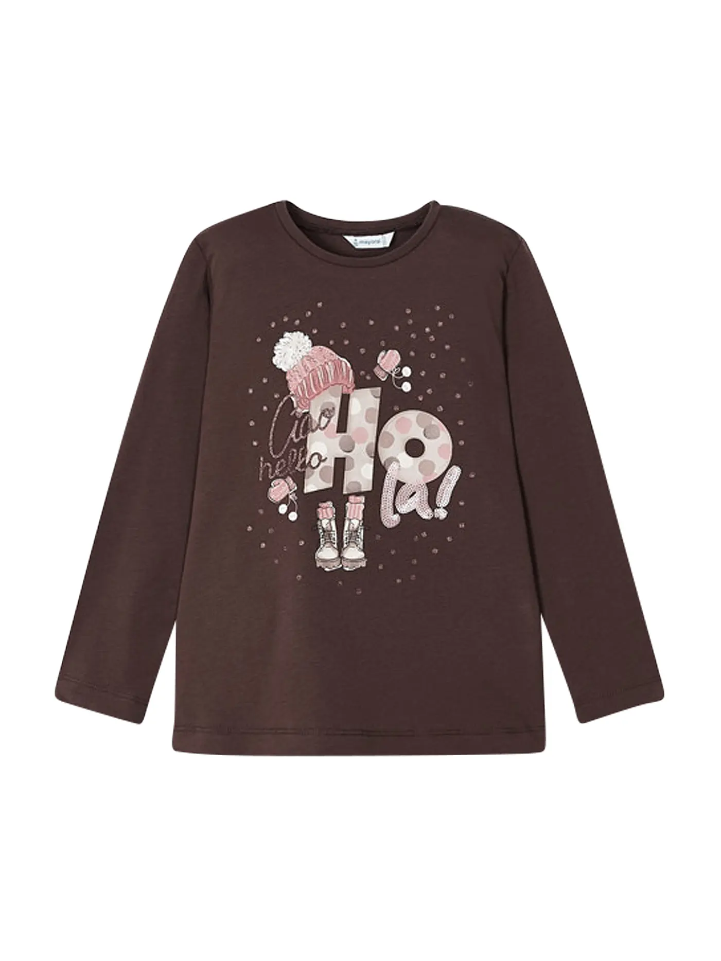 MAYORAL | Mädchen Langarmshirt | braun